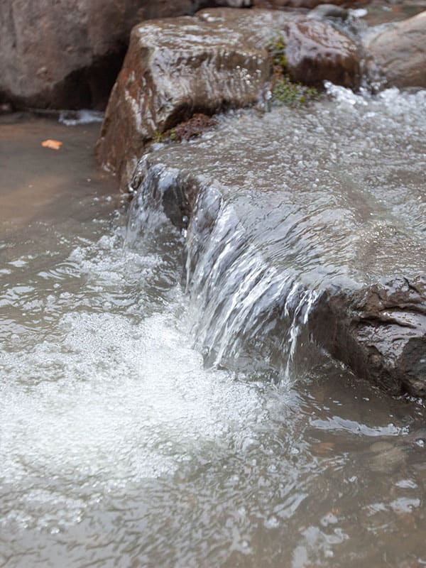 Custom fountain feature